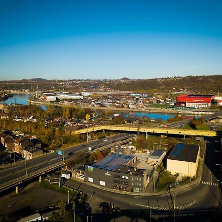 Apartamento Fenetre Sur Le Standard De Liege Ougree Exterior foto
