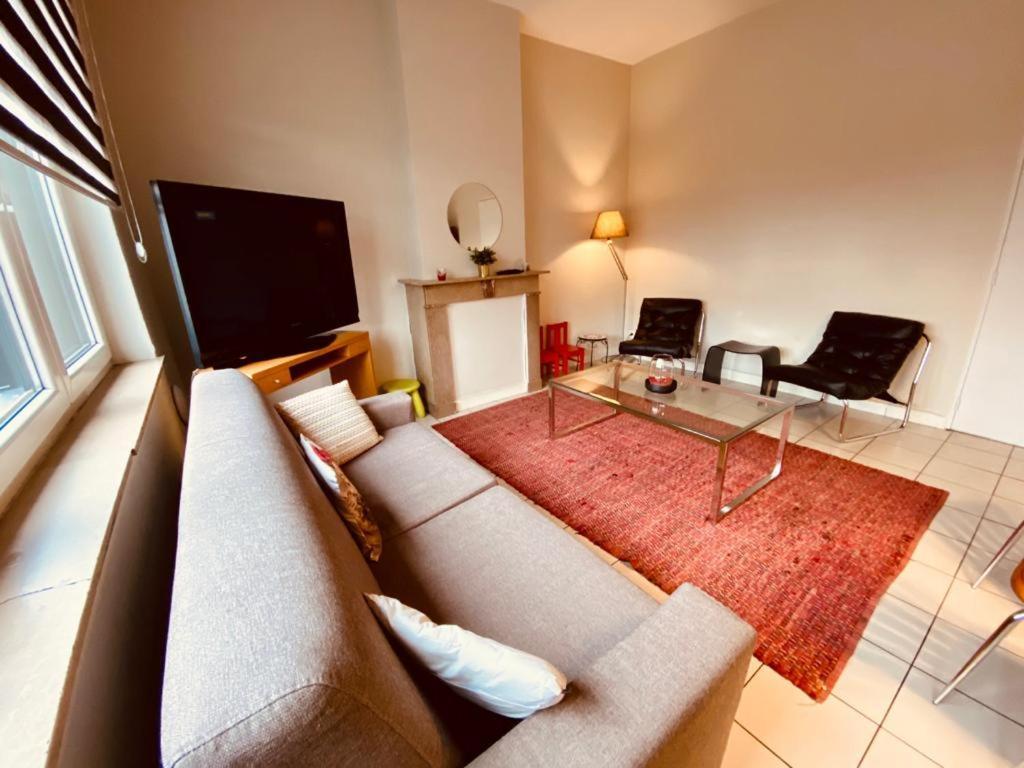 Apartamento Fenetre Sur Le Standard De Liege Ougree Exterior foto