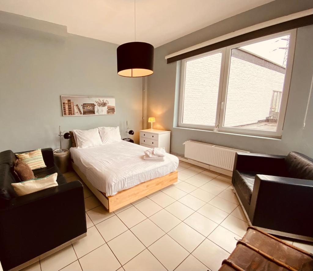 Apartamento Fenetre Sur Le Standard De Liege Ougree Exterior foto